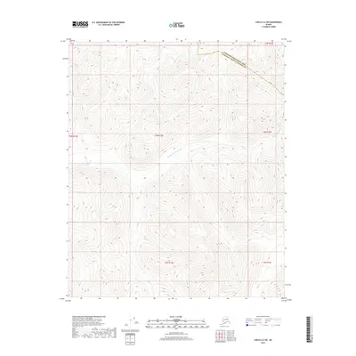 2018 Map of Circle A-2 SW, 2018 Print