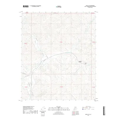 2018 Map of Circle A-5 SE, 2018 Print