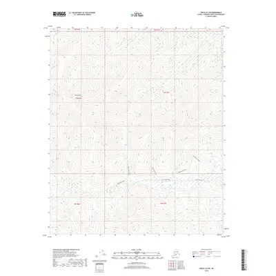 2018 Map of Circle A-5 SW, 2018 Print