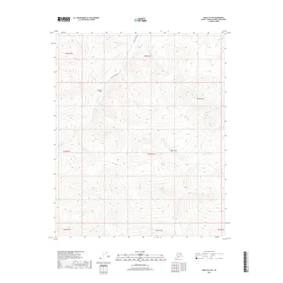 2018 Map of Circle B-2 NW, 2018 Print