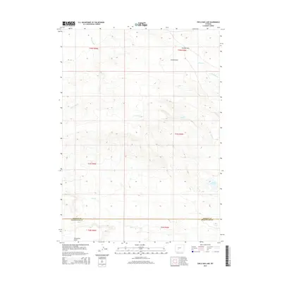 2015 Map of Circle Bar Lake, 2015 Print