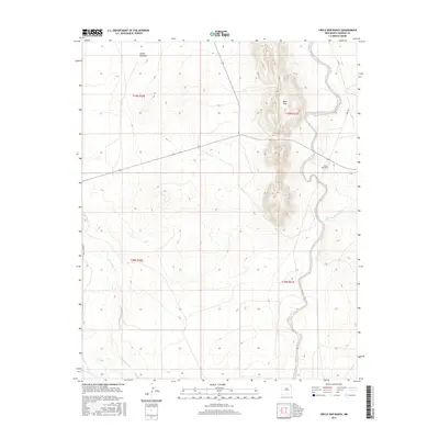 2017 Map of Circle Bar Ranch, 2017 Print