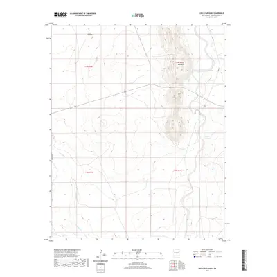 2020 Map of Circle Bar Ranch, 2020 Print