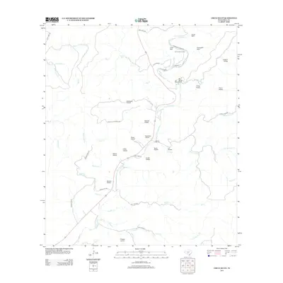 2013 Map of Circle Bluff, 2013 Print