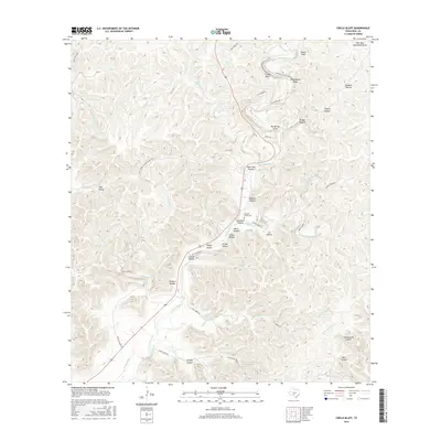 2016 Map of Circle Bluff, 2016 Print