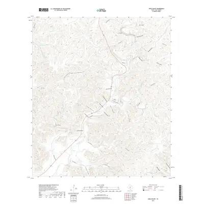 2019 Map of Circle Bluff, 2019 Print