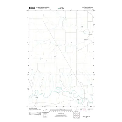 2011 Map of Circle Bridge, 2011 Print