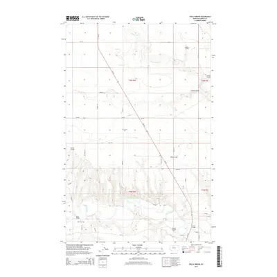 2014 Map of Circle Bridge, 2014 Print