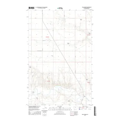 2017 Map of Circle Bridge, 2017 Print