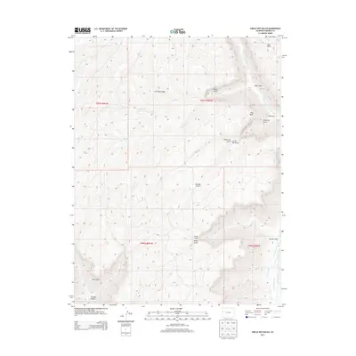 2013 Map of Circle Dot Gulch, 2013 Print