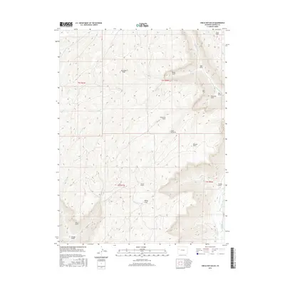 2016 Map of Circle Dot Gulch, 2016 Print
