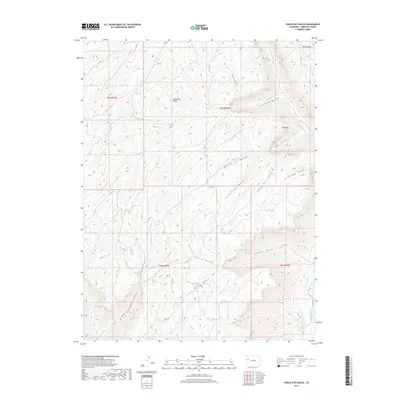 2019 Map of Circle Dot Gulch, 2019 Print