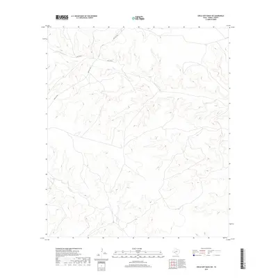 2019 Map of Circle Dot Ranch NE, 2019 Print