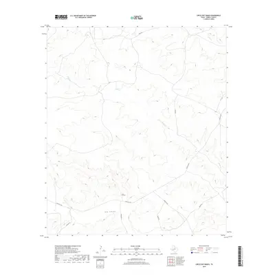 2019 Map of Circle Dot Ranch, 2019 Print