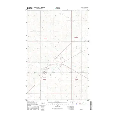 2017 Map of Circle, 2017 Print