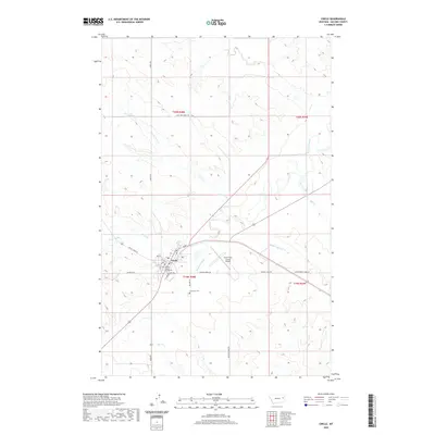 2020 Map of Circle, 2020 Print