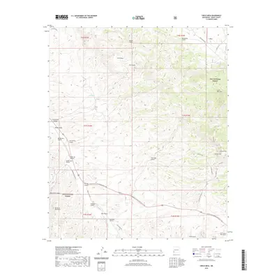 2020 Map of Circle Mesa, 2020 Print