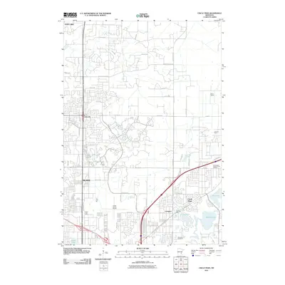 2010 Map of Circle Pines, 2010 Print