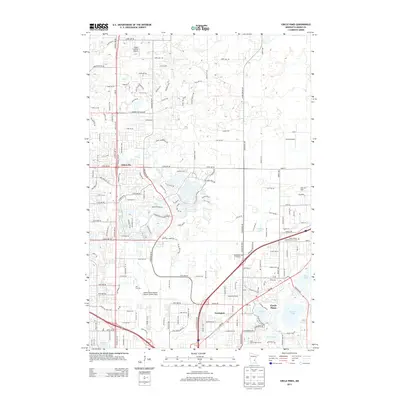2013 Map of Circle Pines, 2013 Print