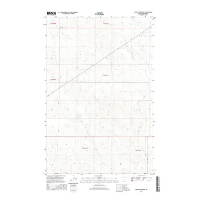 2017 Map of Circle Reservoir, 2017 Print