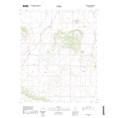 2023 Map of Circle S Mesa, 2023 Print