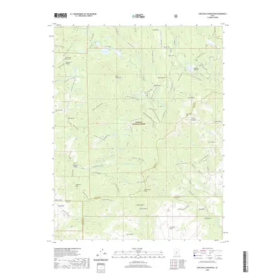 2020 Map of Circleville Mountain, 2020 Print