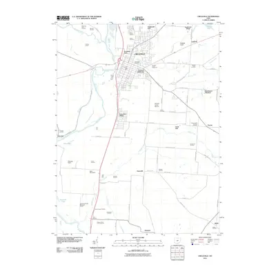2010 Map of Circleville, 2010 Print