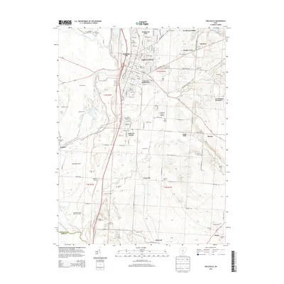 2013 Map of Circleville, 2013 Print