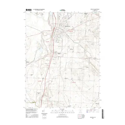 2016 Map of Circleville, 2016 Print