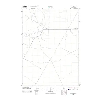 2010 Map of Circular Butte, 2010 Print