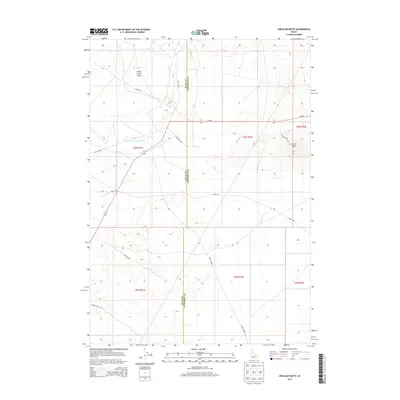 2013 Map of Circular Butte, 2013 Print