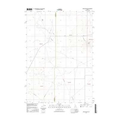2017 Map of Circular Butte, 2017 Print