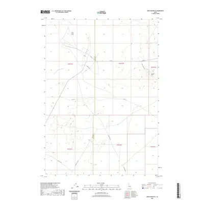2020 Map of Circular Butte, 2020 Print