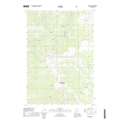 2020 Map of Cirque Lake, 2020 Print