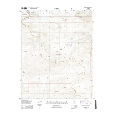 2015 Map of Cirque Peak, 2015 Print