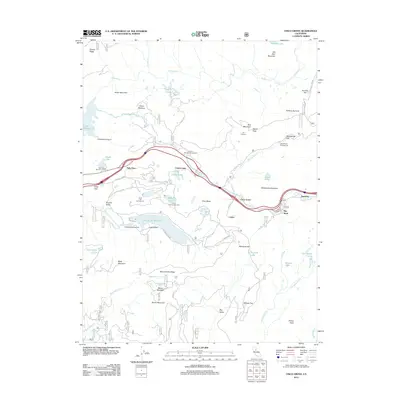 2012 Map of Cisco Grove, 2012 Print