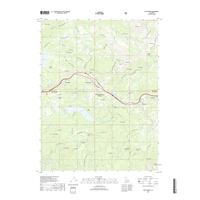 2018 Map of Cisco Grove, 2018 Print