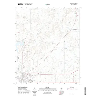 2019 Map of Cisco North, 2019 Print