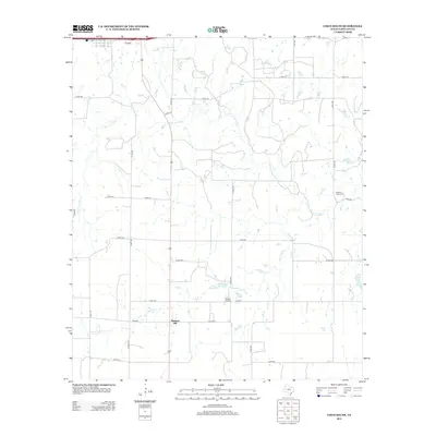 2012 Map of Cisco South, 2012 Print