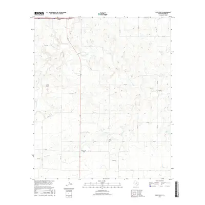 2016 Map of Cisco South, 2016 Print