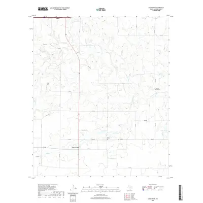 2019 Map of Cisco South, 2019 Print
