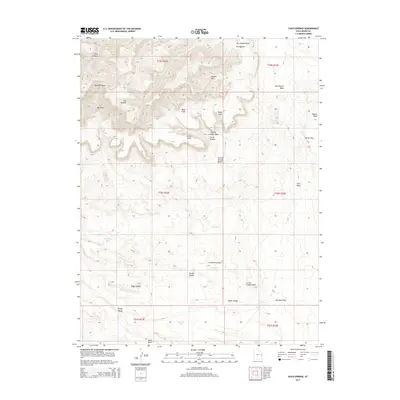 2014 Map of Cisco Springs, 2014 Print
