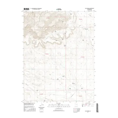 2017 Map of Cisco Springs, 2017 Print
