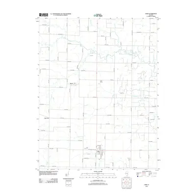 2012 Map of Cisne, 2012 Print