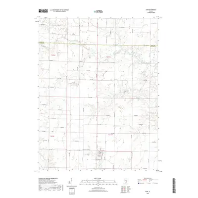 2018 Map of Cisne, 2018 Print