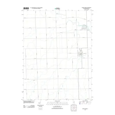 2012 Map of Cissna Park, 2012 Print