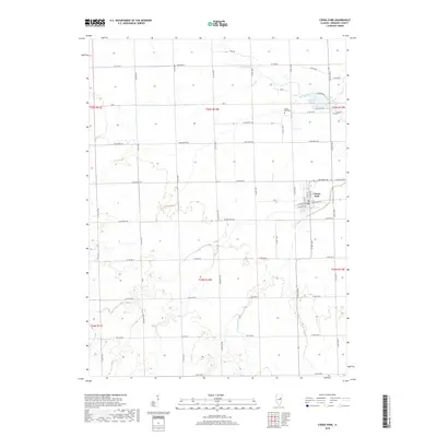 2018 Map of Cissna Park, 2018 Print