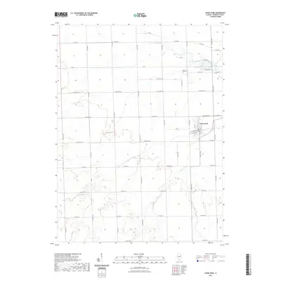 2021 Map of Cissna Park, 2021 Print