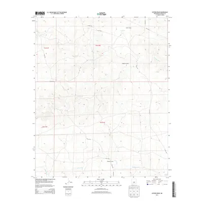 2013 Map of Cistern Draw, 2013 Print