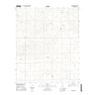 2017 Map of Cistern Draw, 2017 Print